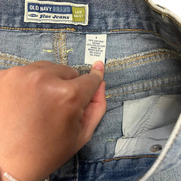 Vintage Low-Rise Denim Skirt Carpenter-Style Old Navy 29 Waist Size 1 Y2K - Picture 5 of 5